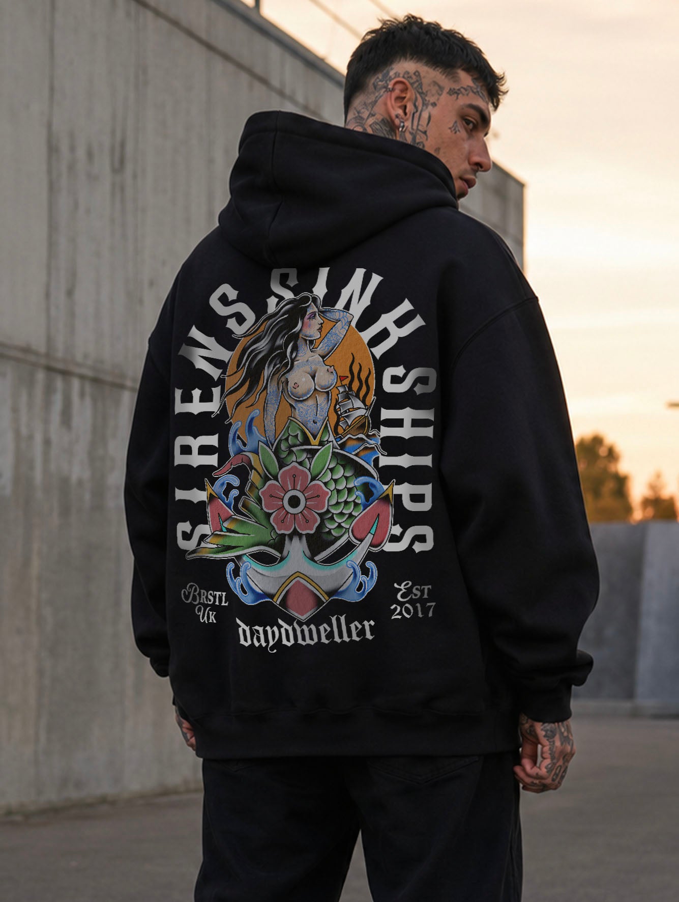 'Sirens Sink Ships' Heavyweight Hoodie