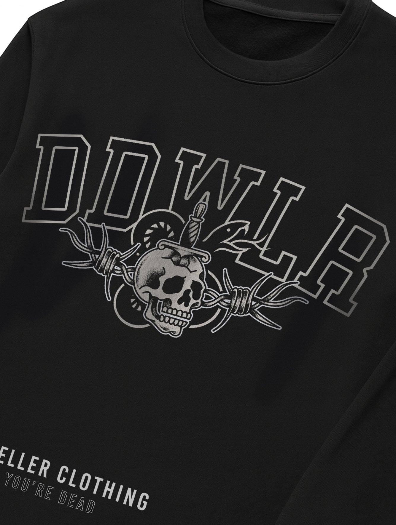 'Skull Barb' Crewneck Sweatshirt