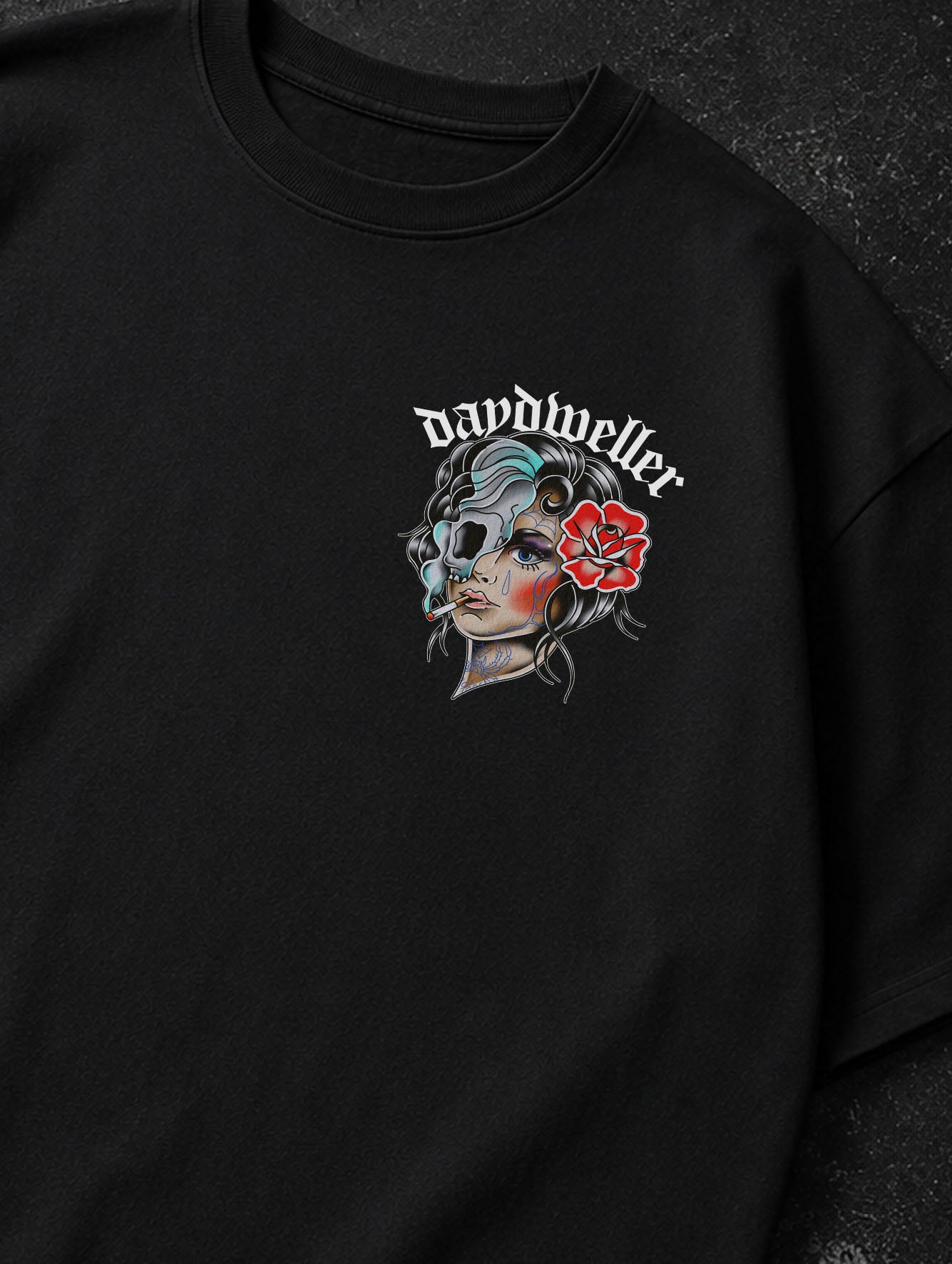 'Good Times, Bad Habits' Smoking Girl Tee