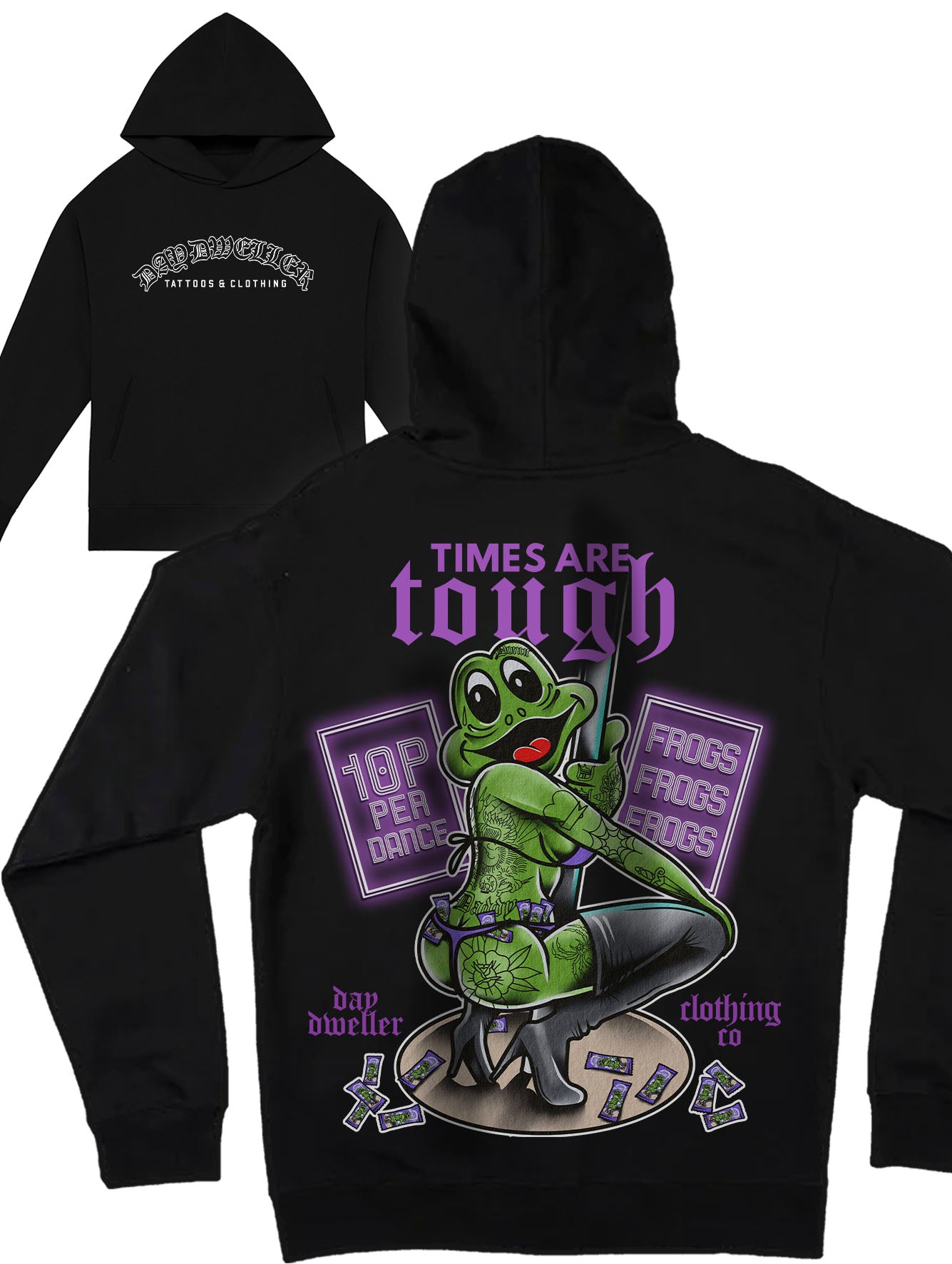 'Times Are Tough' Heavyweight Hoodie