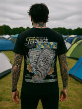 'Forever A Teenage Dirtbag' Black Tee