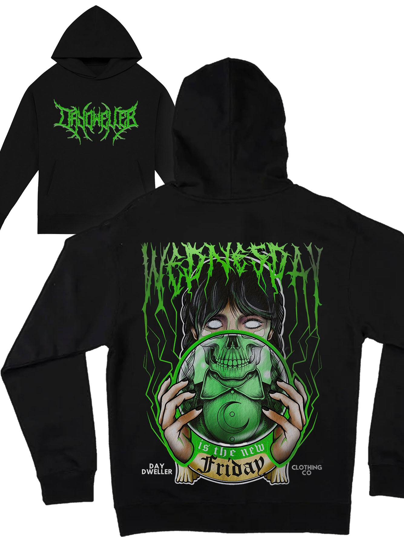 'Wednesday Is The New Friday' Heavyweight Hoodie