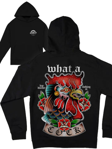 'What A Cock' Heavyweight Hoodie