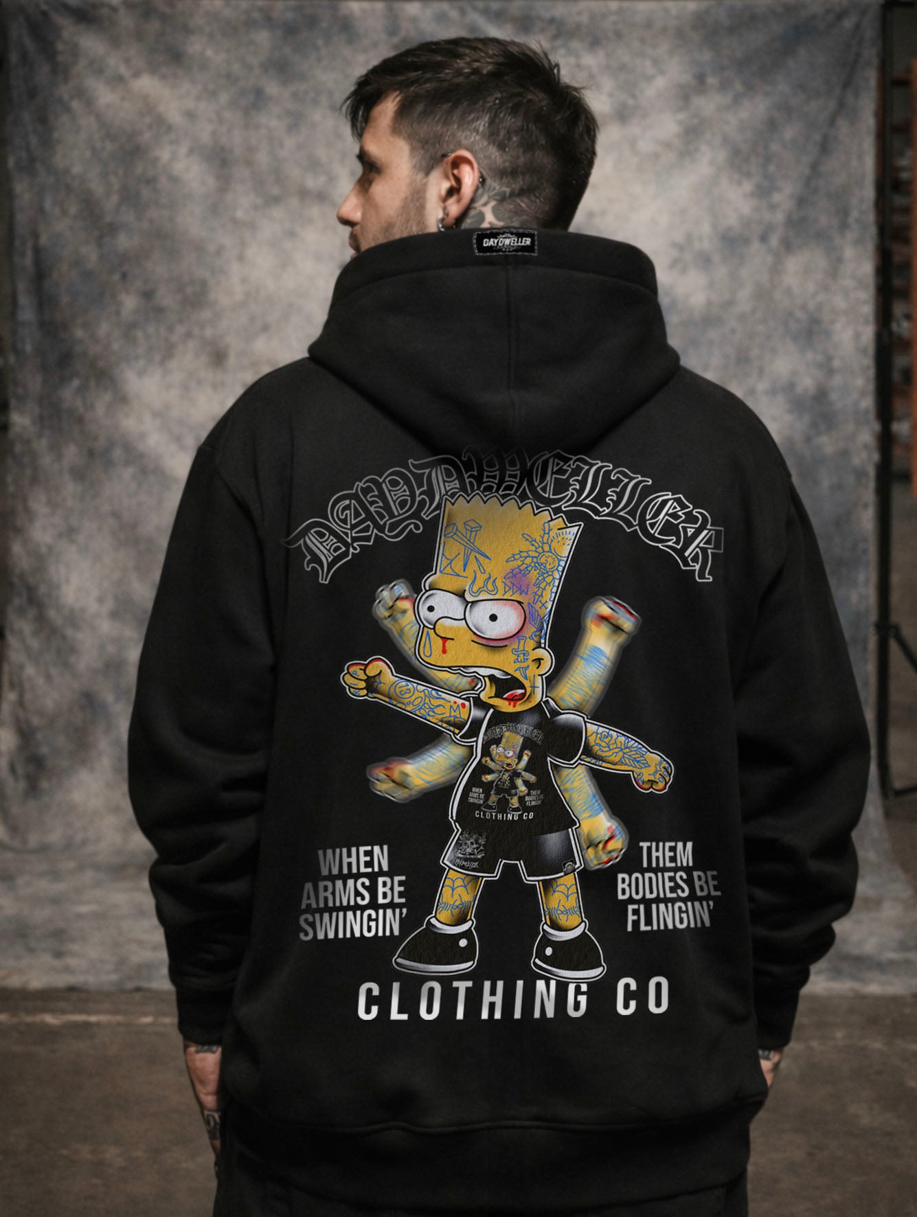 'When Arms Be Swingin' Heavy Zipper Hoodie