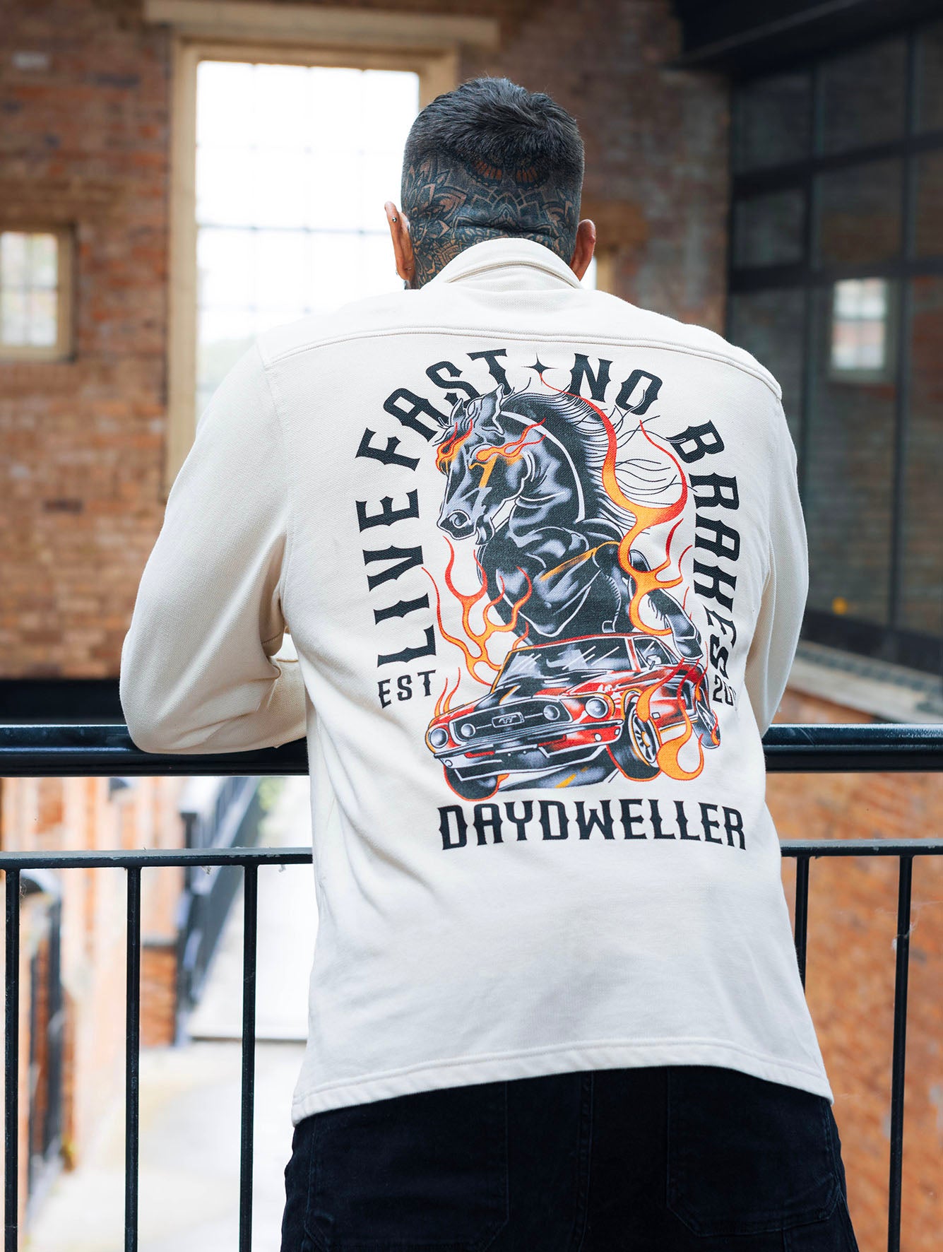 Premium 'Live Fast, No Brakes' Overshirt