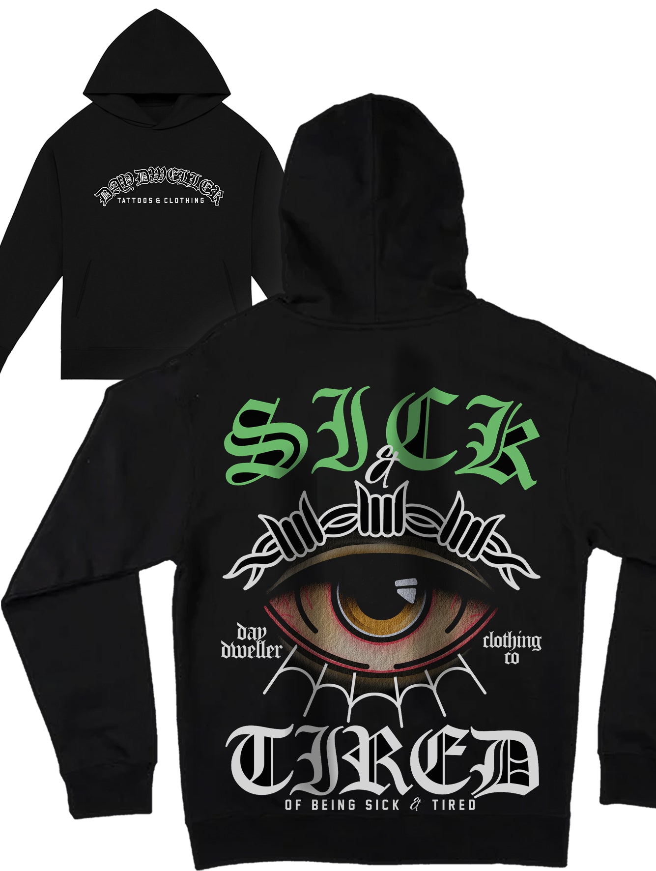 'Sick & Tired' Heavyweight Hoodie