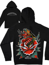 'Snake Rose' Heavyweight Hoodie