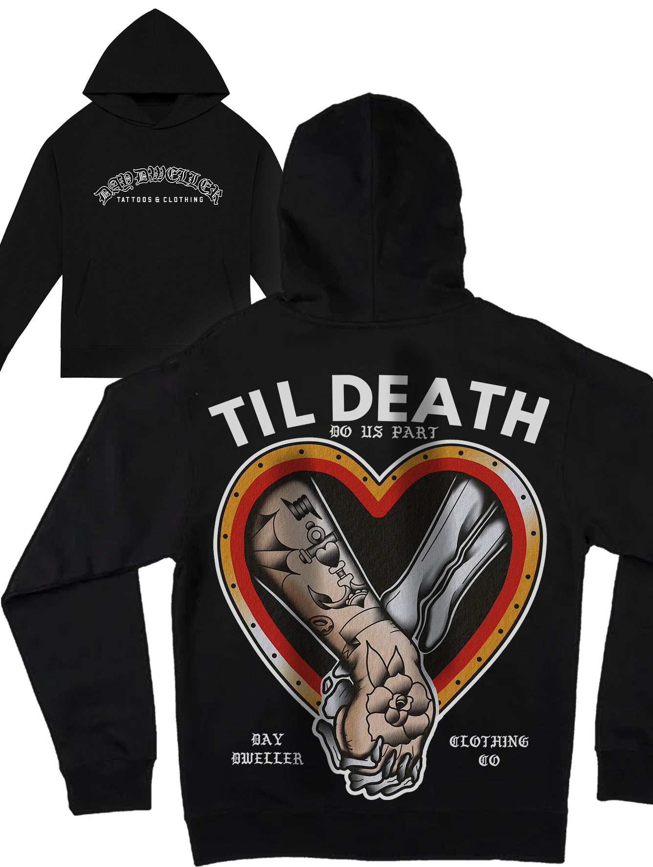 'Til Death Do Us Part' Heavyweight Hoodie